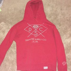 Diamond Supply Co. Red hoodie